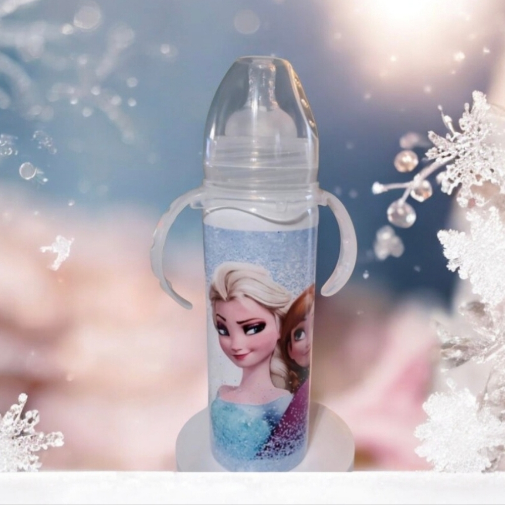 Frozen Elsa & Anna 8oz Baby Bottle